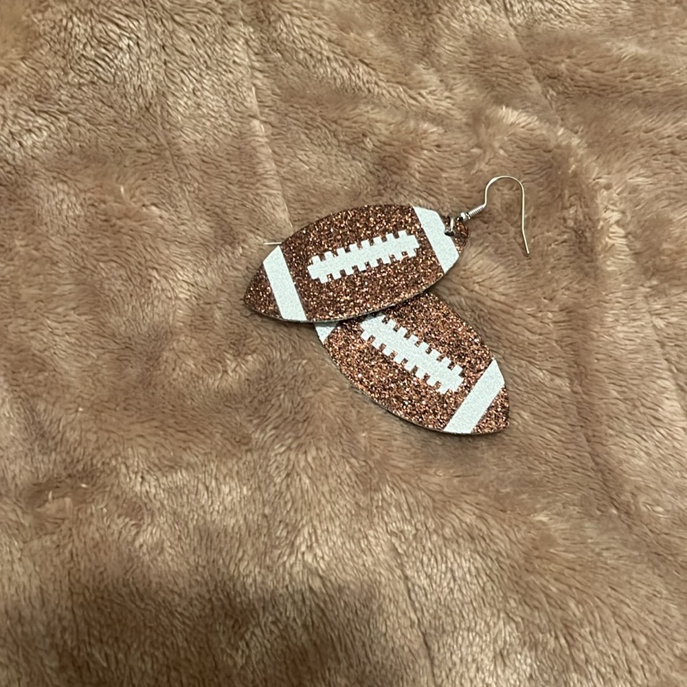 Football earrings